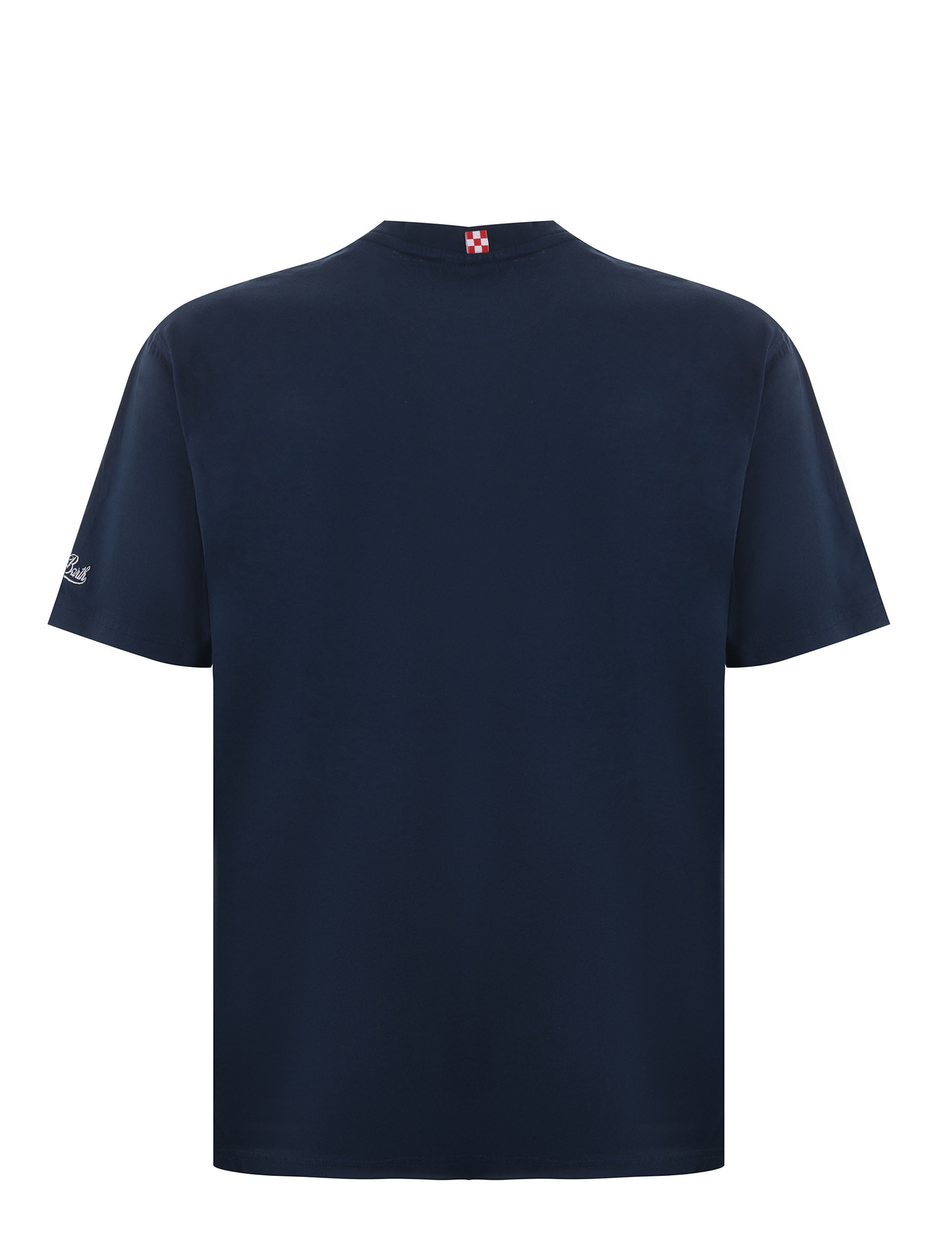 Tシャツ・カットソー MC2 SAINT BARTH Men T Shirts TSHM001 02702H Blue Man blue cotton jersey t-shirt Dover with St. Barth
